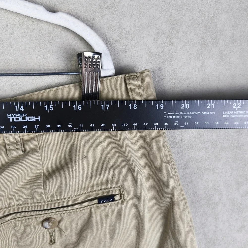 Polo‎ Ralph Lauren Khaki Shorts Mens 38 Preppy Chino Y2K